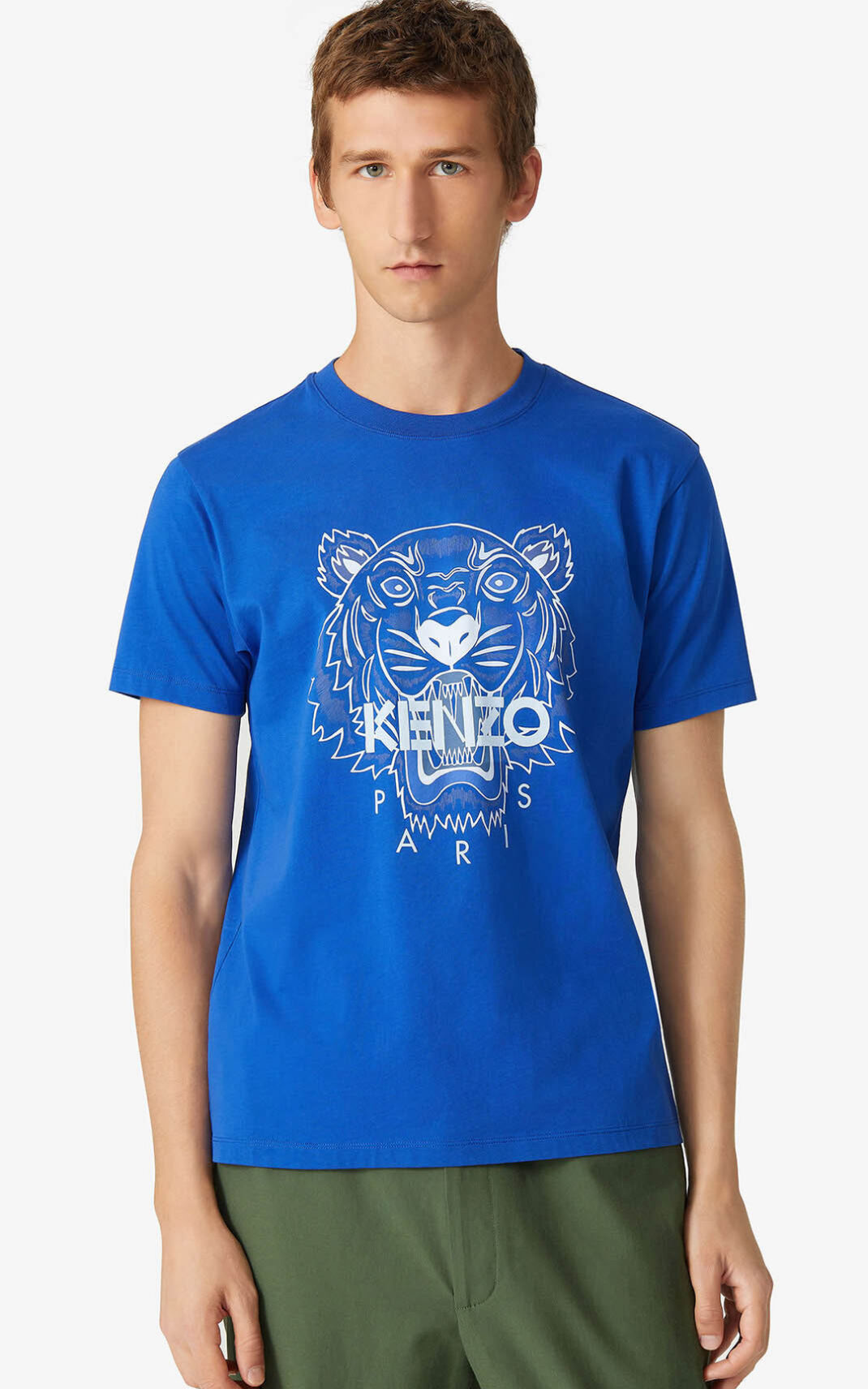 Kenzo Tiger Moška Majice Kraljevsko Modra SI-2123534